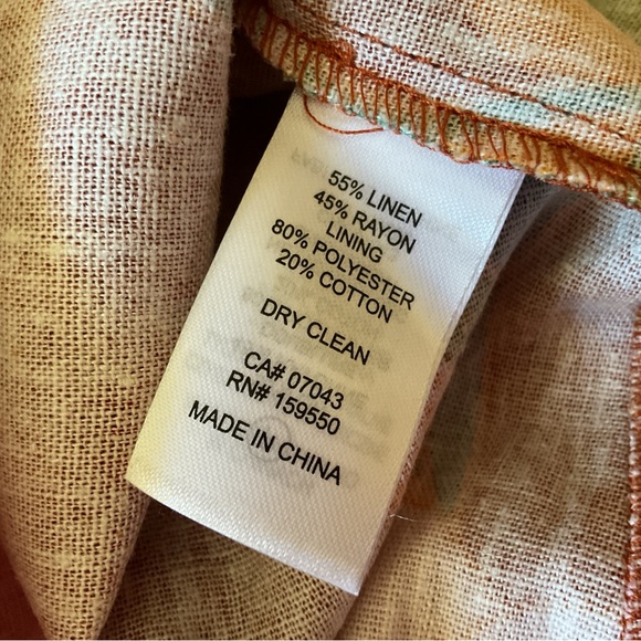 Caroline Constas Floral Halter Dress linen dress travel dress summer dress - Picture 11 of 16